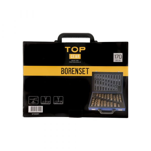 Topgear Topgear Drilling Set 170-Piece Professional