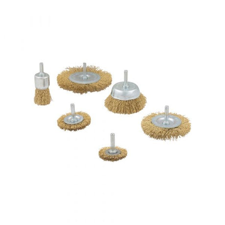 Brosses en acier topgear 6 pièces avec marqueur