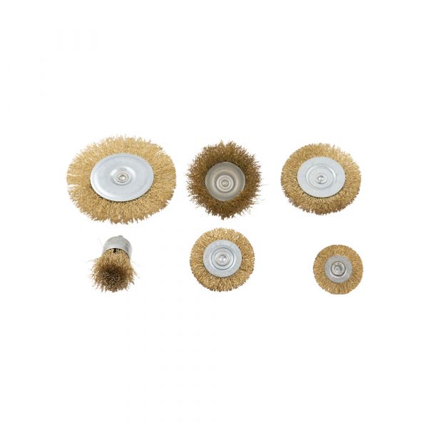 Brosses en acier topgear 6 pièces avec marqueur