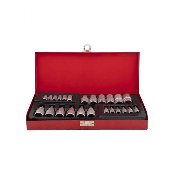 Jeu de douilles+embouts 25 pcs 1 4 +1 2 torx*
