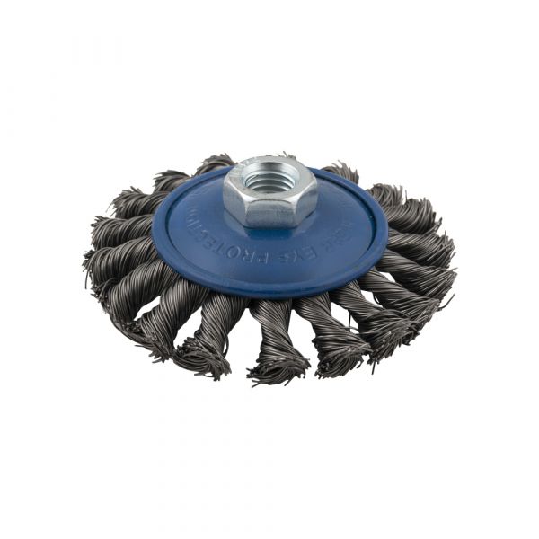 Surface de la brosse en acier 100 mm, cloque