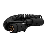 Câble en spirale 7 p. + 12v plugs
