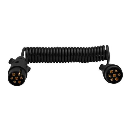 Câble en spirale 7 p. + 12v plugs