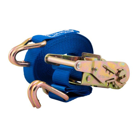 Sangle d'arrimage pour remorque 25 mm., 5 m. 1,5 tonne