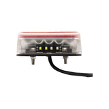 Feu arrière de train de remorque 98x105mm. LED blanche g=r