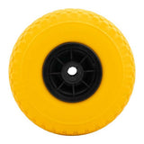 Roue anti-crevaison 300x4, jaune noir