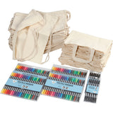 Creativ company group ensemble de sacs à dos et sacs avec marqueurs, taille 27,5x30 cm, différentes couleurs, 1 set