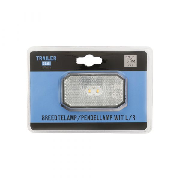 Trailerer -Trailereck Breite Lampe Pendellamp White L r r r