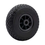 Roue anti-crevaison 300x4 jante plastique grise