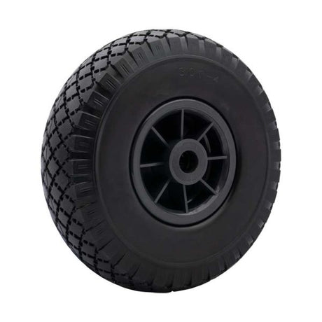 Roue 300x4, bord gris en plastique anti-fuite