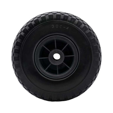 Roue 300x4, bord gris en plastique anti-fuite