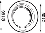 Soupape en acier inoxydable 125 mm
