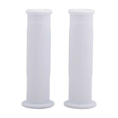 Handle round, white (set of 2)