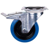 Tarsus Zwenkwiel + Rem 160 mm. bleu