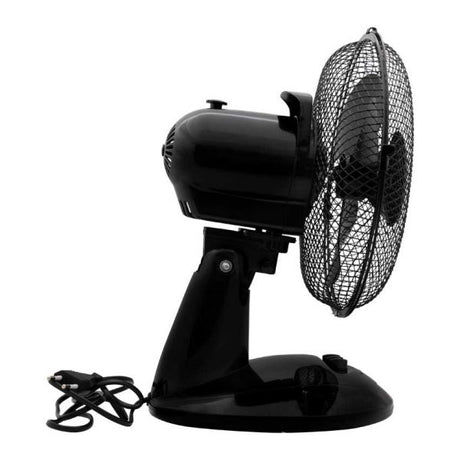 Alpina Table Fan 23 cm. SVART