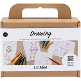 Creativ company mini kit de loisirs dessin, échantillons, 1 boîte