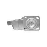 Roulette pivotante robuste avec frein 400 kg. 200 mm.