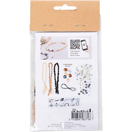 Creativ company cc creative mini hobby set bijoux bracelet macramé