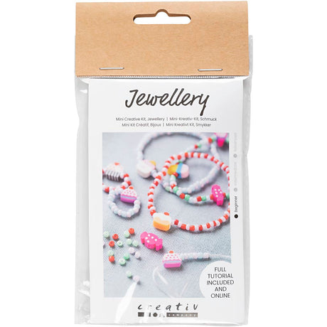 Creativ Company Mini Hobbyset Bijoux Bracelet et bague élastique