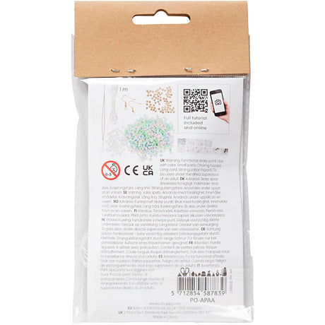 Creativ Company Mini Hobbyset Bijoux Bracelet élastique et boucle d'oreille