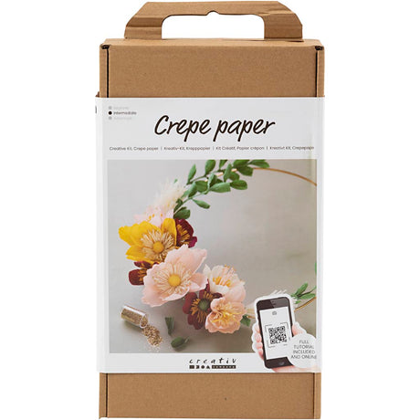 Entreprise créative https: www.ccobby.nl hobbyset-crepe-paper-wreath-crepe-ratio-180-1-box