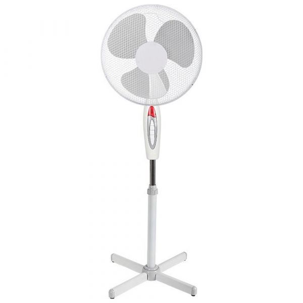 Ventilateur sur pied 128 cm. blanc