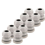 Presse-étoupe m20 gris 10 pièces.