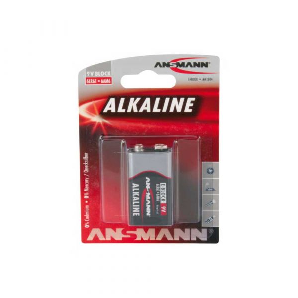 Pile alcaline 9 volts.