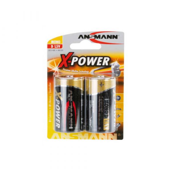 Pile alcaline X-power lr20 2pcs.