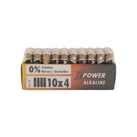 Pile alcaline aaa lr03 40 pièces.