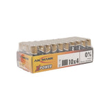 Pile alcaline AA LR6 40 pièces.