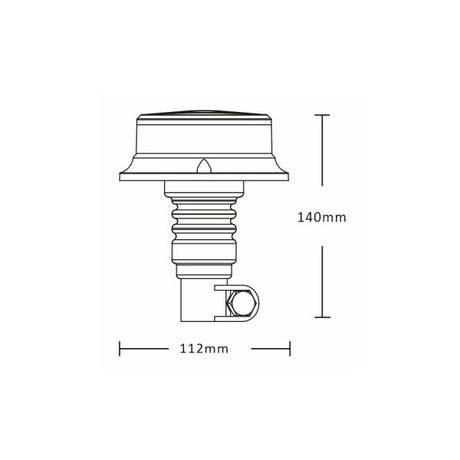 Gyrophare Pic LED 12-24v o pro