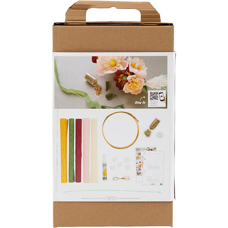 Entreprise créative https: www.ccobby.nl hobbyset-crepe-paper-wreath-crepe-ratio-180-1-box