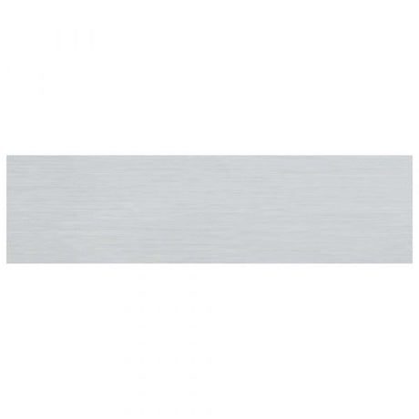 Plaque aluminium sans impression - 165x44 mm autocollante.