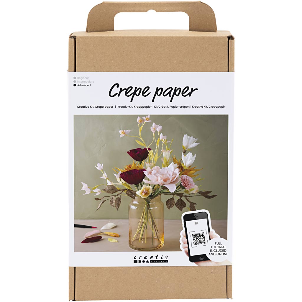 Creativ Company Hobbyset Crepe Paper Flowers Bouquet