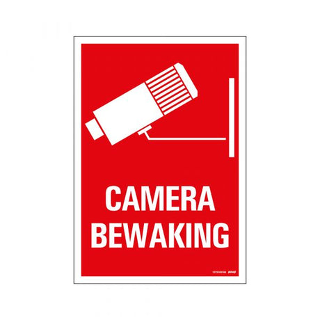Carte de surveillance par caméra - 230x330 mm.