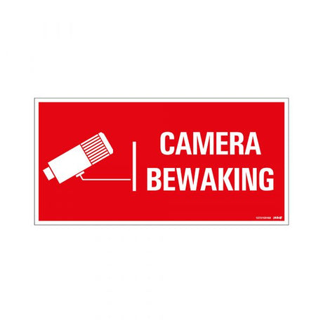 Carte de surveillance par caméra - 150x300 mm.