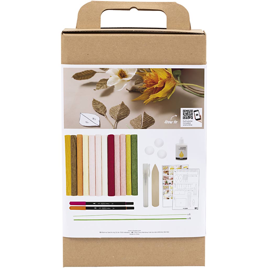 Creativ Company Hobbyset Crepe Paper Flowers Bouquet