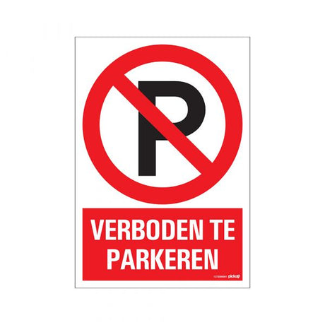 Panneau d'interdiction de stationnement - 230x330 mm.