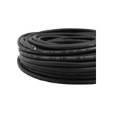 Câble néoprène 3x1,0 noir 20 mètres.
