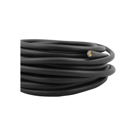 Câble domestique 3x1,0 noir 5 mètres