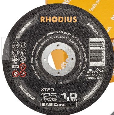 Disque à tronçonner Ac 125x1 xt85 valeur pk 50 pièces*