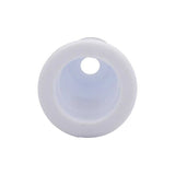 Handle round, white (set of 2)