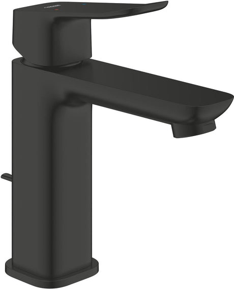 Mitigeur lavabo Grohe Dice - taille M - économie d'eau - avec vidage - noir mat