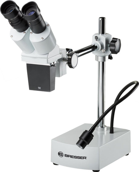 Microscope Bresser - biorit cs stéréo grossissement 10x - adapté aux objets plus grands