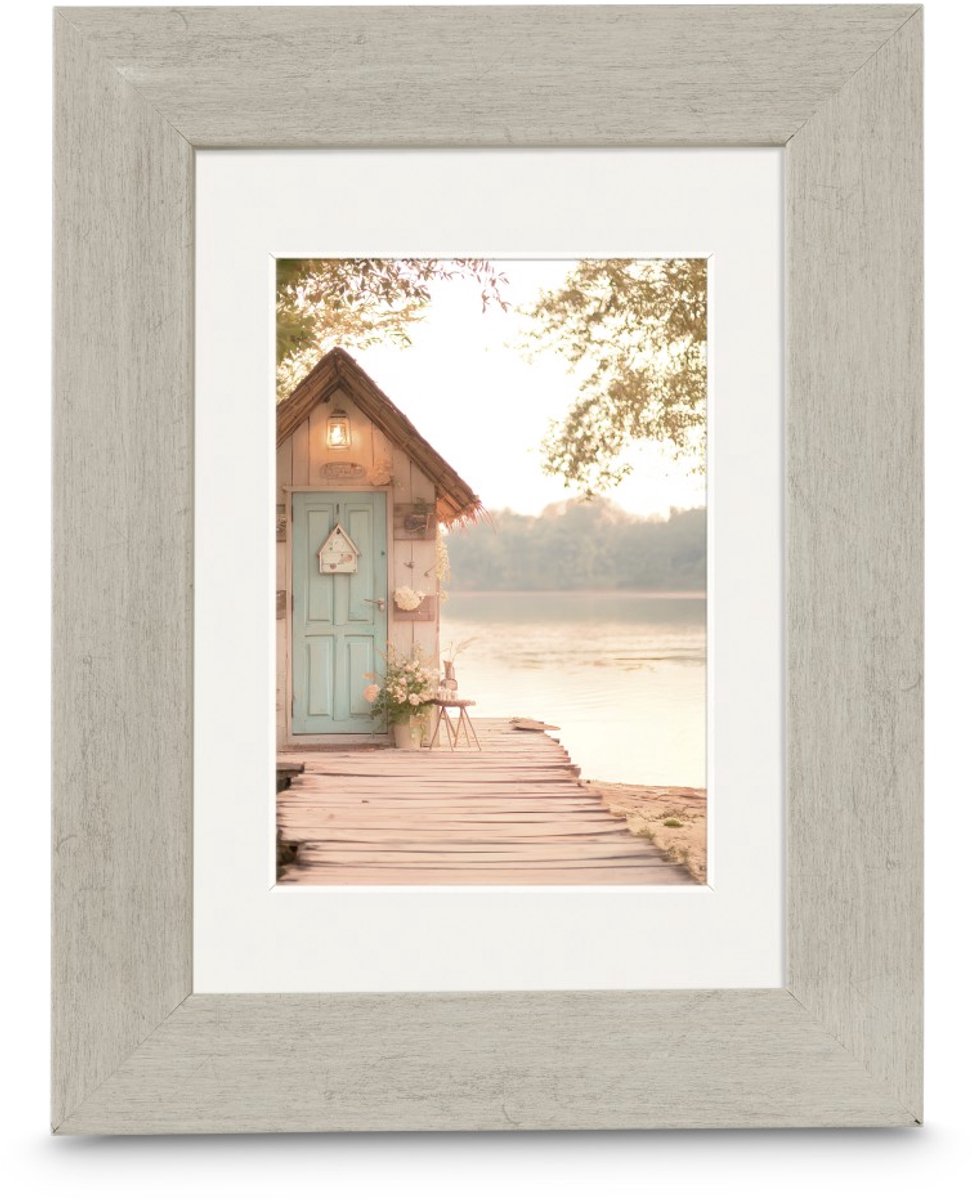 Cadre photo Hama - chalet - 30 x 40 cm - taupe