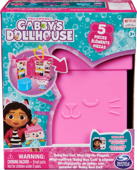 Gabby's Dollhouse Gabby's Dollhouse - ensemble de jeu avec clip avec figurine et accessoires pour maison de poupée - les styles peuvent varier