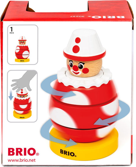 Clown tournant Brio - développement de la motricité ludique pour les tout-petits