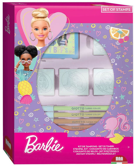 Ensemble de tampons Barbie multiprint avec 4 timbres