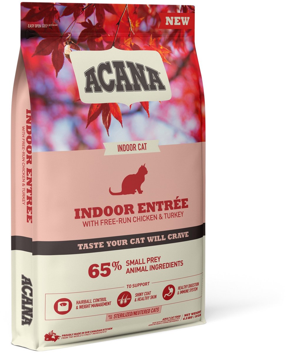 Acana cat indoor entrée poulet hareng - nourriture pour chat - 4,5 kg
